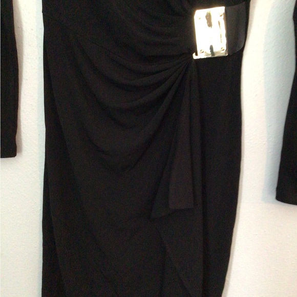 Michael Michael Kors Woman’s Black Midi Cocktail Dress. Size XS. - Picture 3 of 6